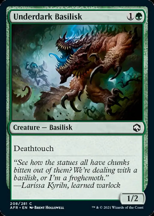 Underdark Basilisk [Dungeons & Dragons: Adventures in the Forgotten Realms] - MTG Single