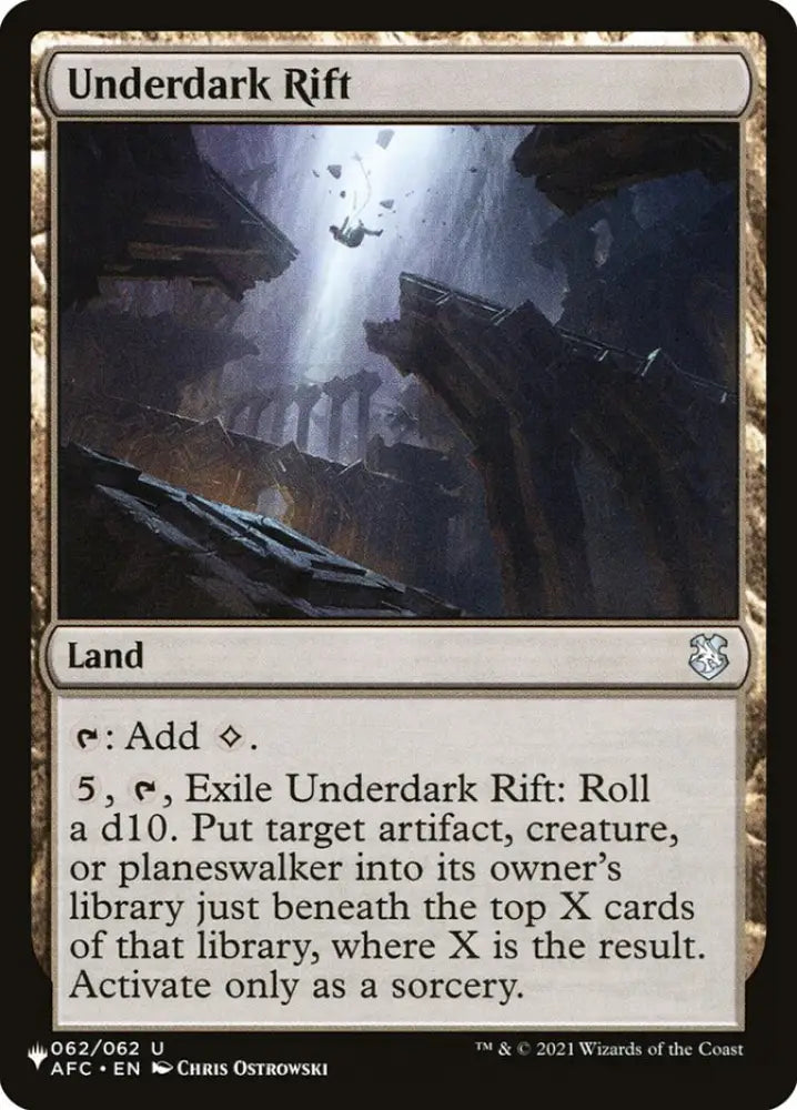 Underdark Rift [The List] - MTG Single