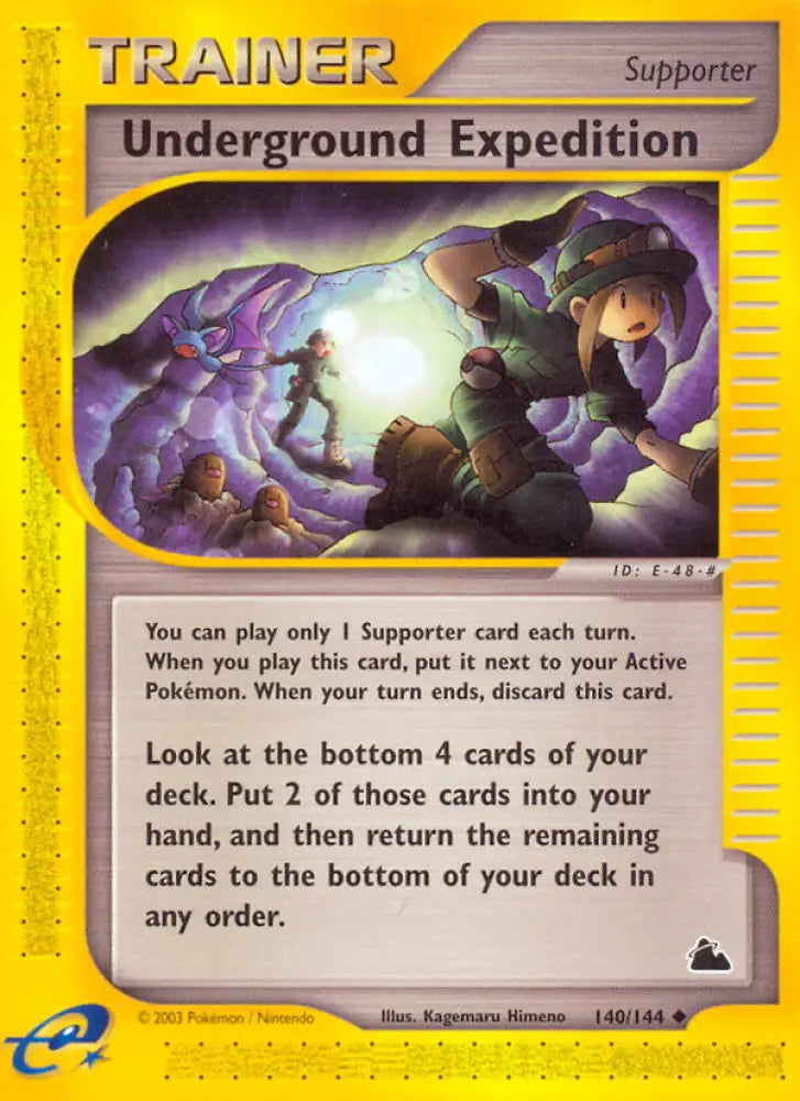 Underground Expedition (140/144) [Skyridge] - Pokemon Single