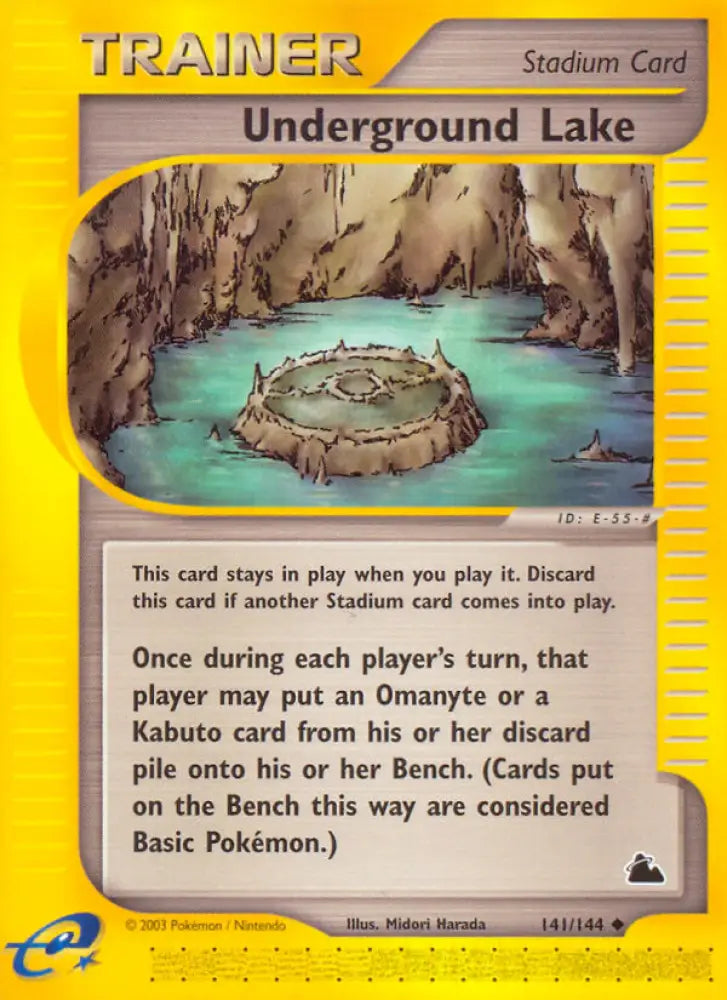 Underground Lake (141/144) [Skyridge] - Pokemon Single