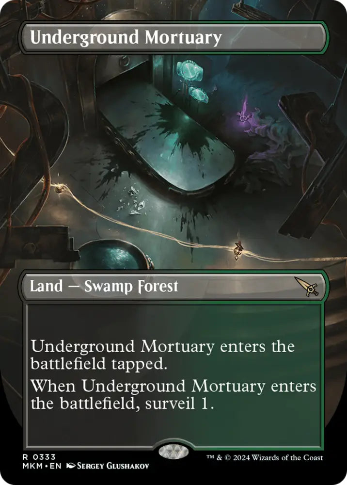 Underground Mortuary (Borderless) [Murders at Karlov Manor] - MTG Single
