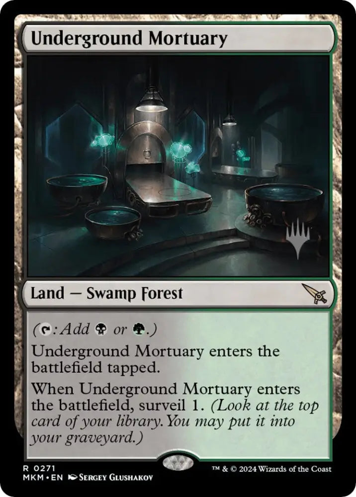 Underground Mortuary (Promo Pack) [Murders at Karlov Manor Promos] - MTG Single