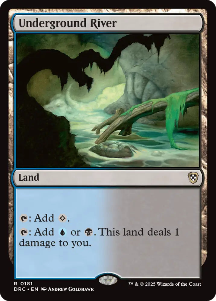 Underground River [Aetherdrift Commander] - MTG Single