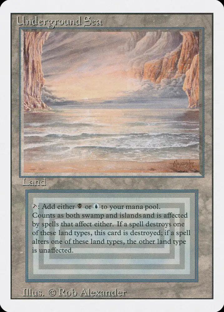 Underground Sea [Revised Edition] - MTG Single