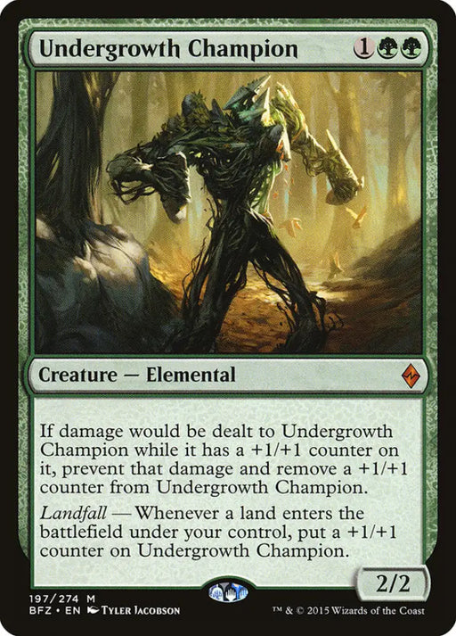 Undergrowth Champion [Battle for Zendikar] - MTG Single