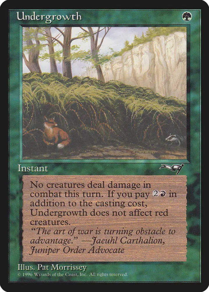 Undergrowth (Fox Art) [Alliances] - MTG Single