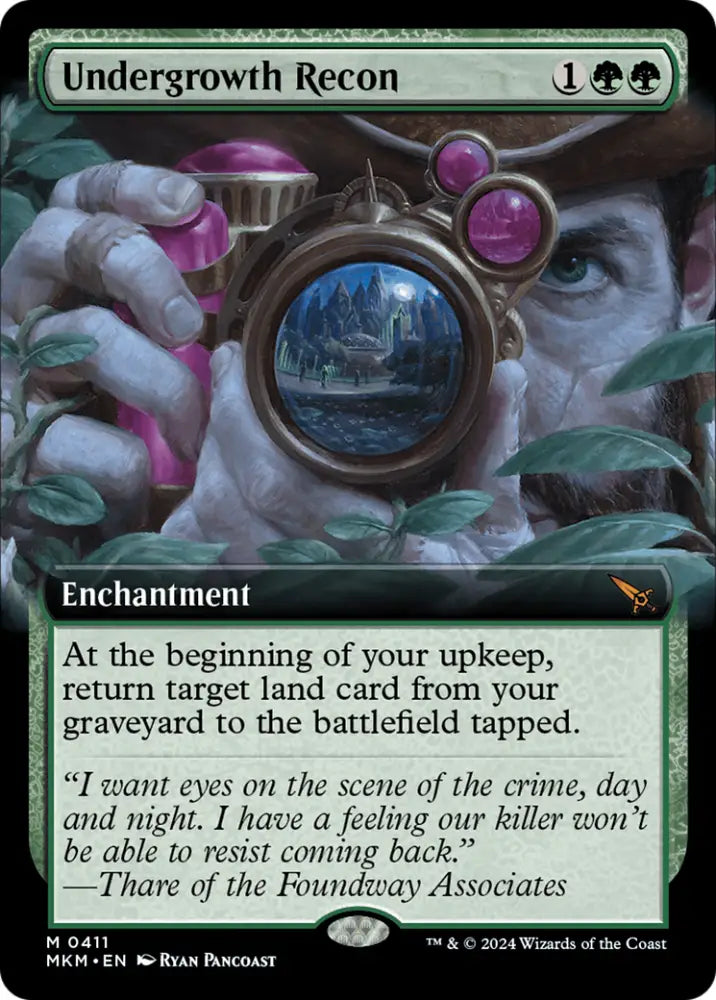 Undergrowth Recon (Extended Art) [Murders at Karlov Manor] - MTG Single