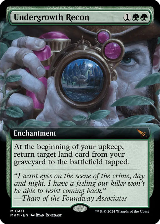 Undergrowth Recon (Extended Art) [Murders at Karlov Manor] - MTG Single
