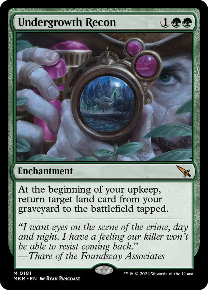 Undergrowth Recon [Murders at Karlov Manor] - MTG Single