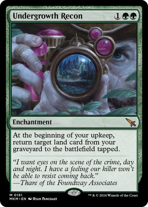 Undergrowth Recon [Murders at Karlov Manor] - MTG Single