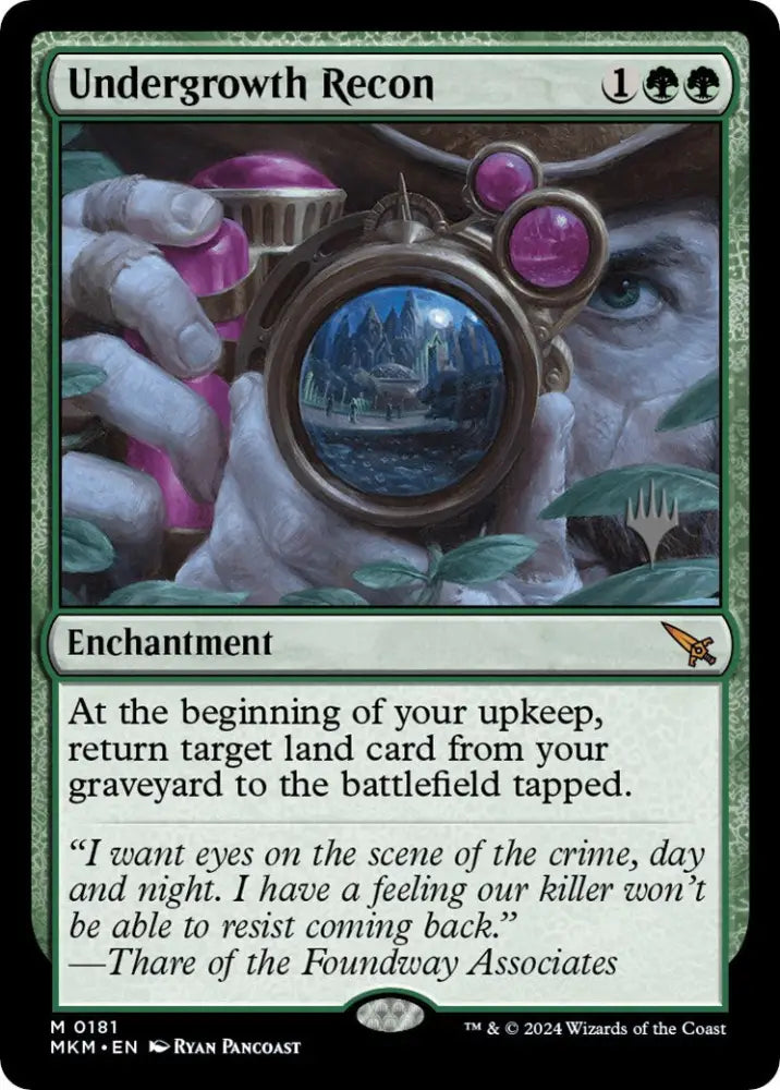 Undergrowth Recon (Promo Pack) [Murders at Karlov Manor Promos] - MTG Single