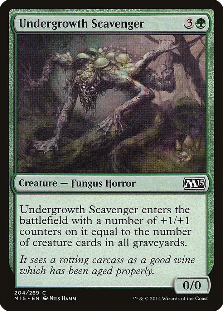 Undergrowth Scavenger [Magic 2015] - MTG Single