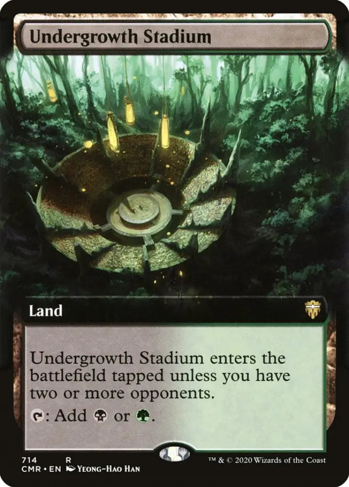 Undergrowth Stadium (Extended Art) [Commander Legends] - MTG Single