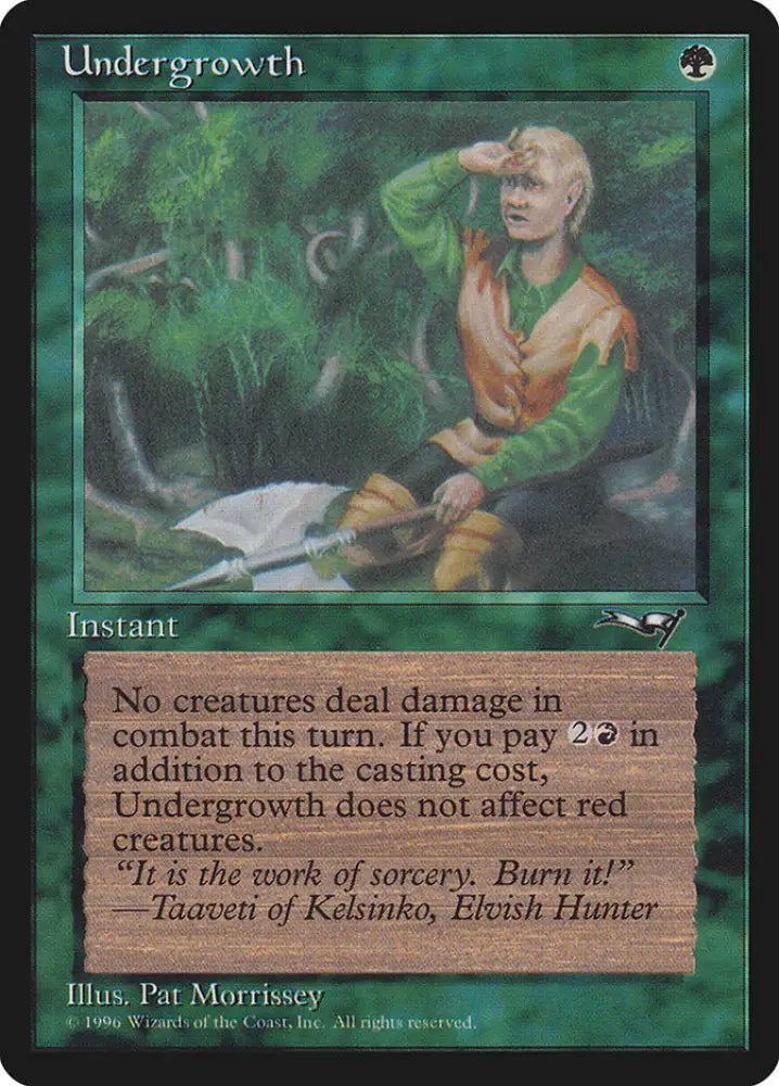 Undergrowth (Wiping Brow) [Alliances] - MTG Single