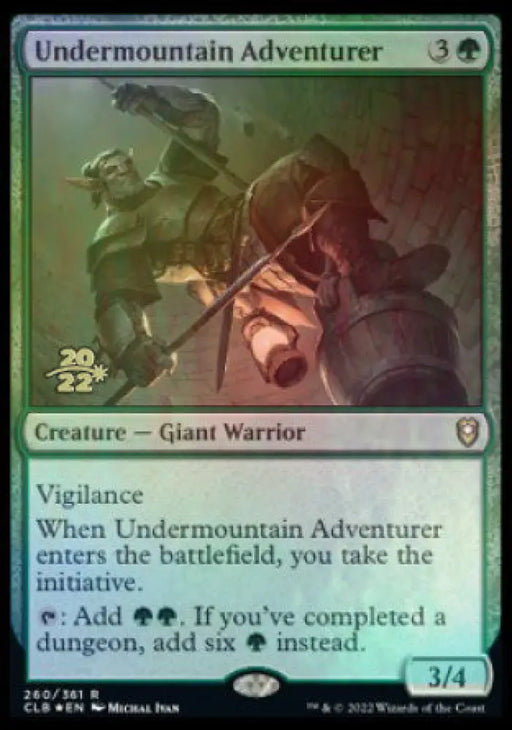 Undermountain Adventurer [Commander Legends: Battle for Baldur’s Gate Prerelease Promos] - MTG Single