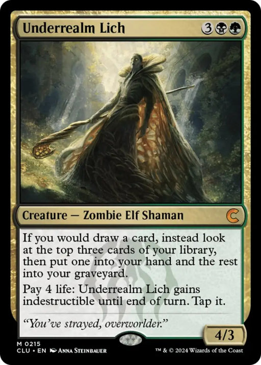 Underrealm Lich [Ravnica: Clue Edition] - MTG Single