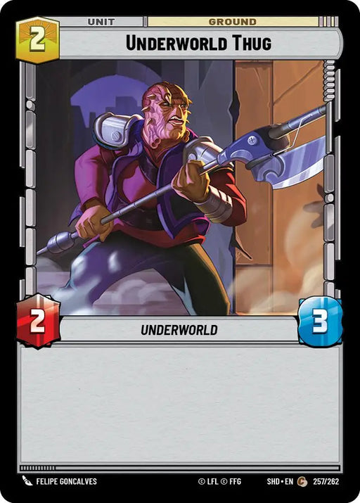 Underworld Thug (257/262) [Shadows of the Galaxy] - Star Wars: Unlimited Single
