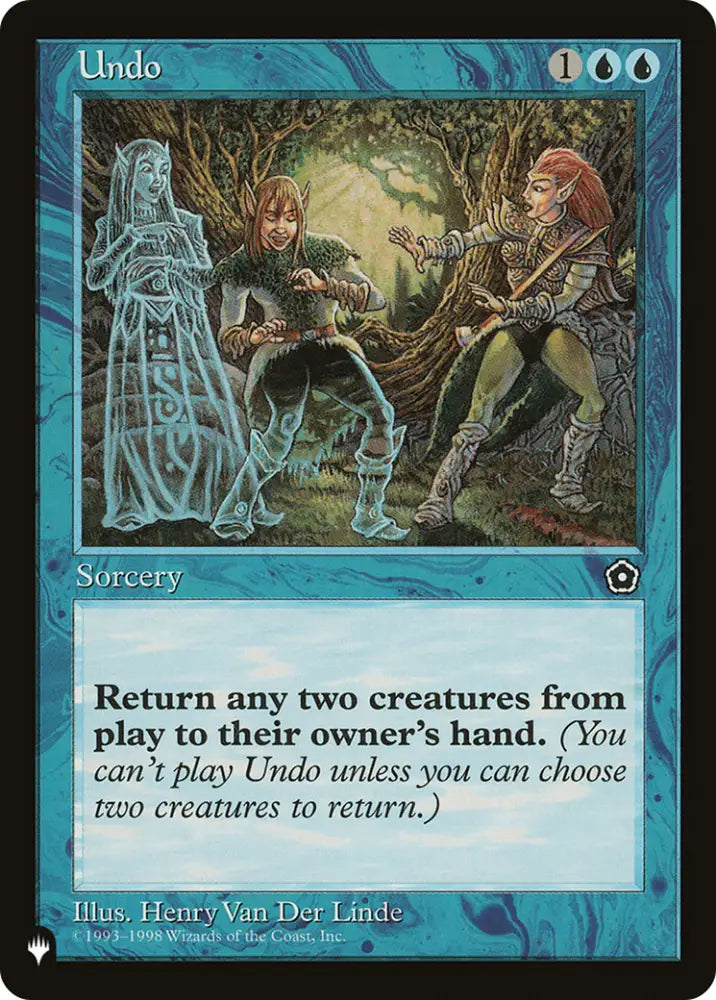 Undo [The List] - MTG Single