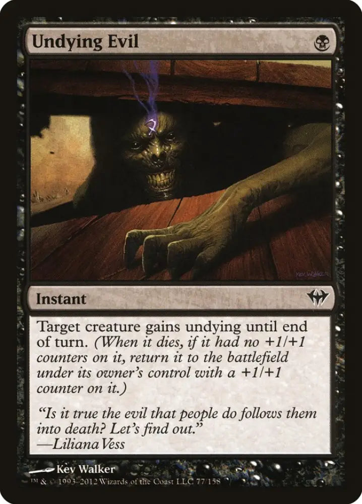 Undying Evil [Dark Ascension] - MTG Single