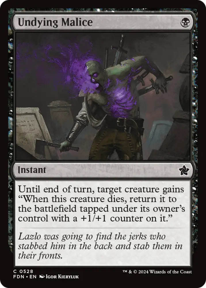 Undying Malice [Foundations] - MTG Single