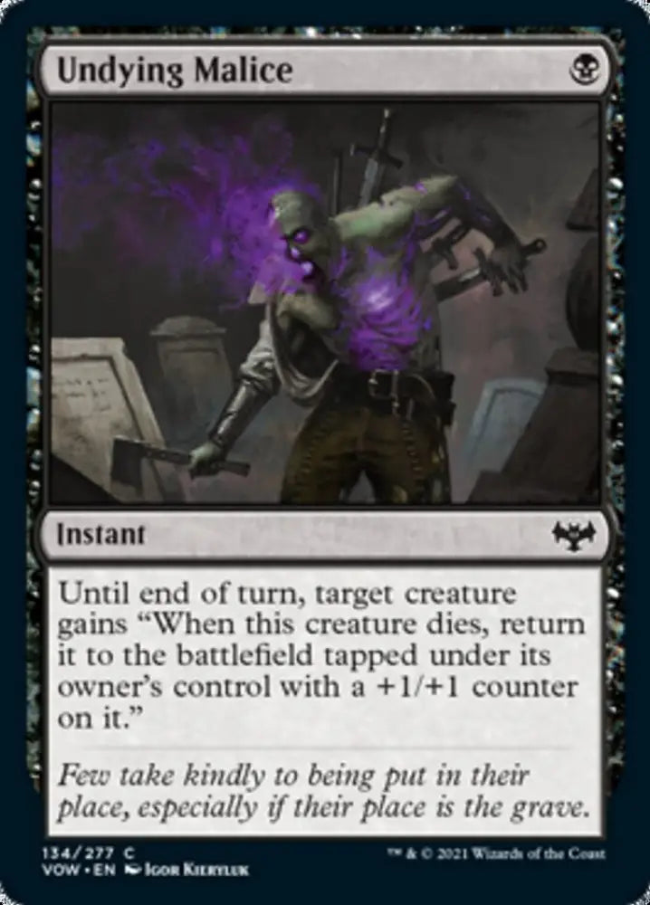 Undying Malice [Innistrad: Crimson Vow] - MTG Single