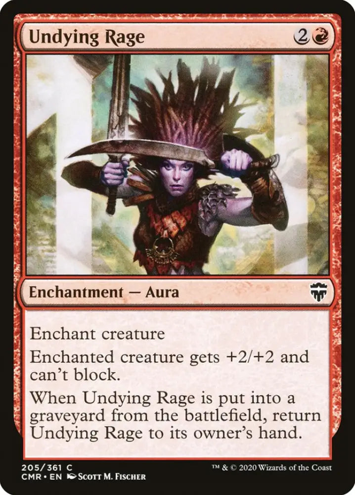Undying Rage [Commander Legends] - MTG Single
