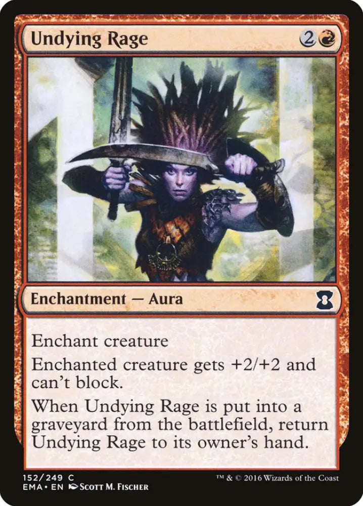Undying Rage [Eternal Masters] - MTG Single
