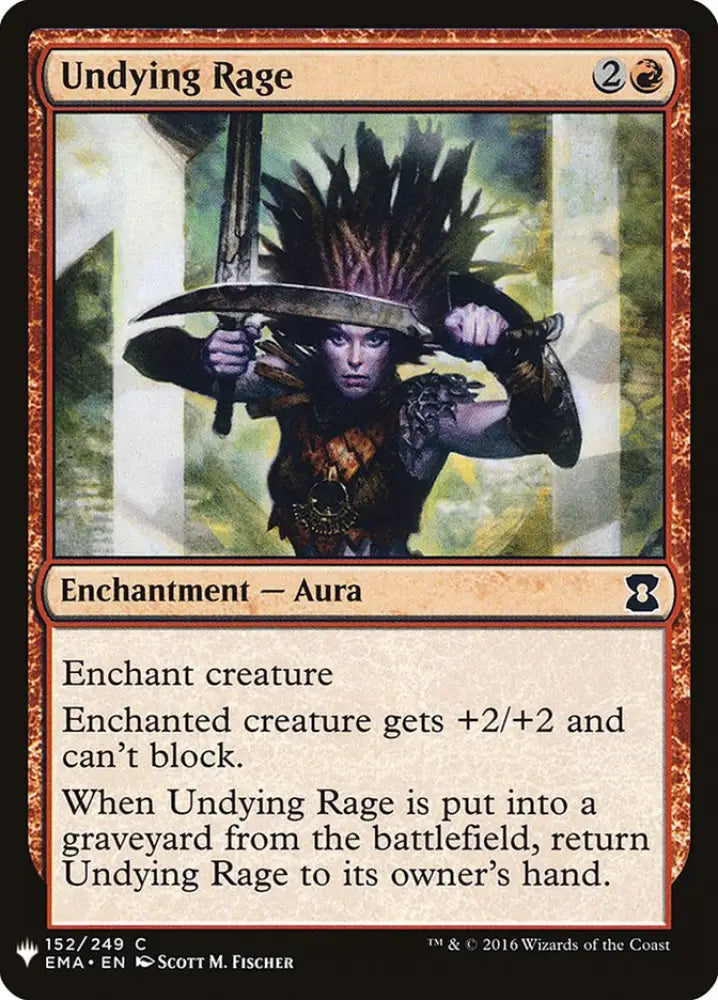 Undying Rage [Mystery Booster] - MTG Single