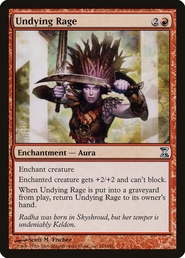 Undying Rage [Time Spiral] - MTG Single