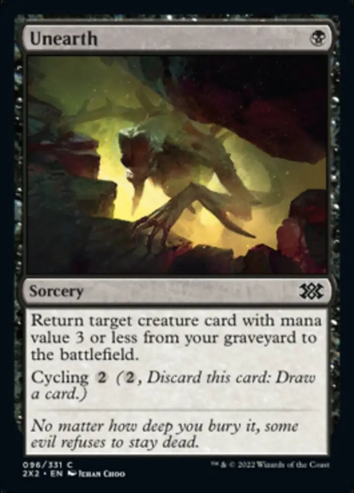 Unearth [Double Masters 2022] - MTG Single