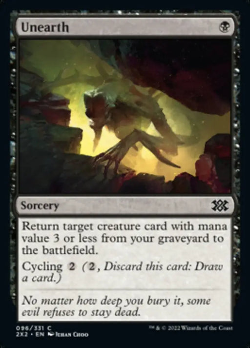 Unearth [Double Masters 2022] - MTG Single