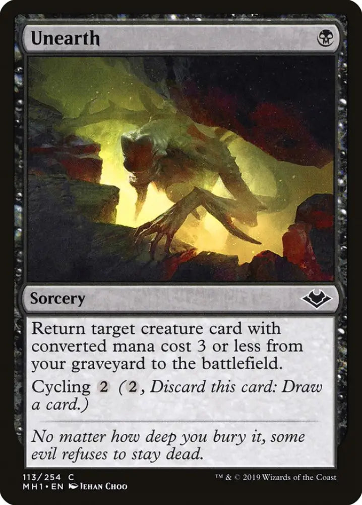 Unearth [Modern Horizons] - MTG Single