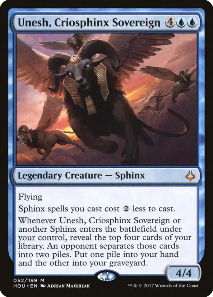 Unesh Criosphinx Sovereign [Hour of Devastation] - MTG Single