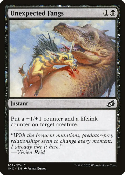 Unexpected Fangs [Ikoria: Lair of Behemoths] - MTG Single