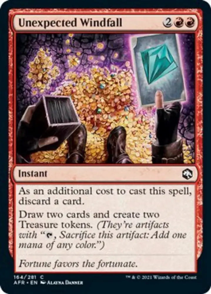 Unexpected Windfall [Dungeons & Dragons: Adventures in the Forgotten Realms] - MTG Single
