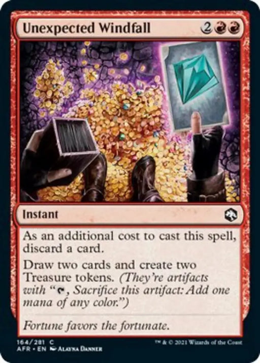 Unexpected Windfall [Dungeons & Dragons: Adventures in the Forgotten Realms] - MTG Single