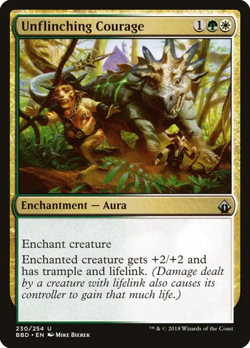 Unflinching Courage [Battlebond] - MTG Single