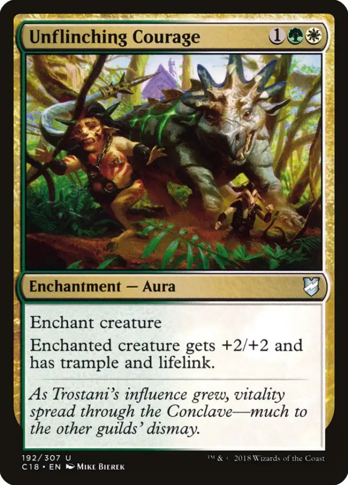 Unflinching Courage [Commander 2018] - MTG Single