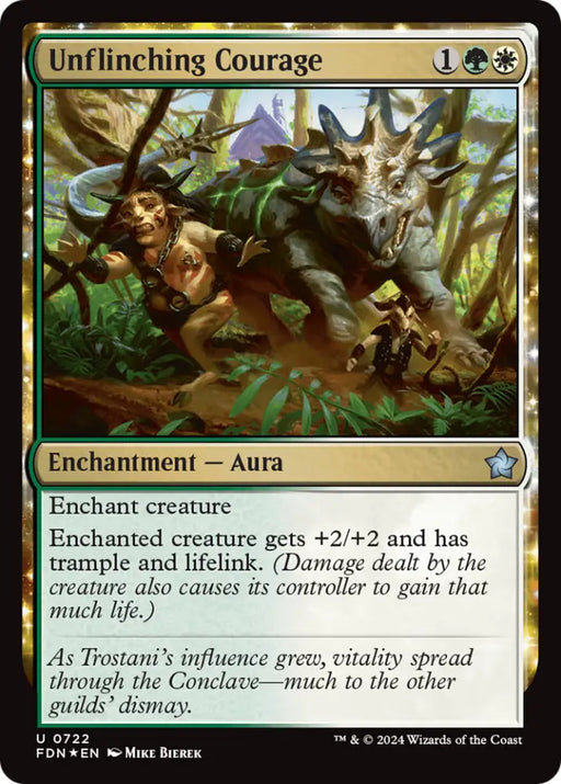 Unflinching Courage [Foundations] - MTG Single