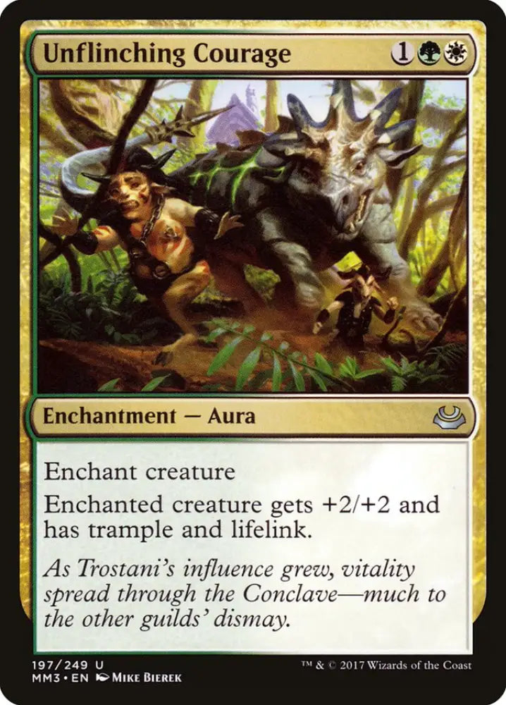 Unflinching Courage [Modern Masters 2017] - MTG Single