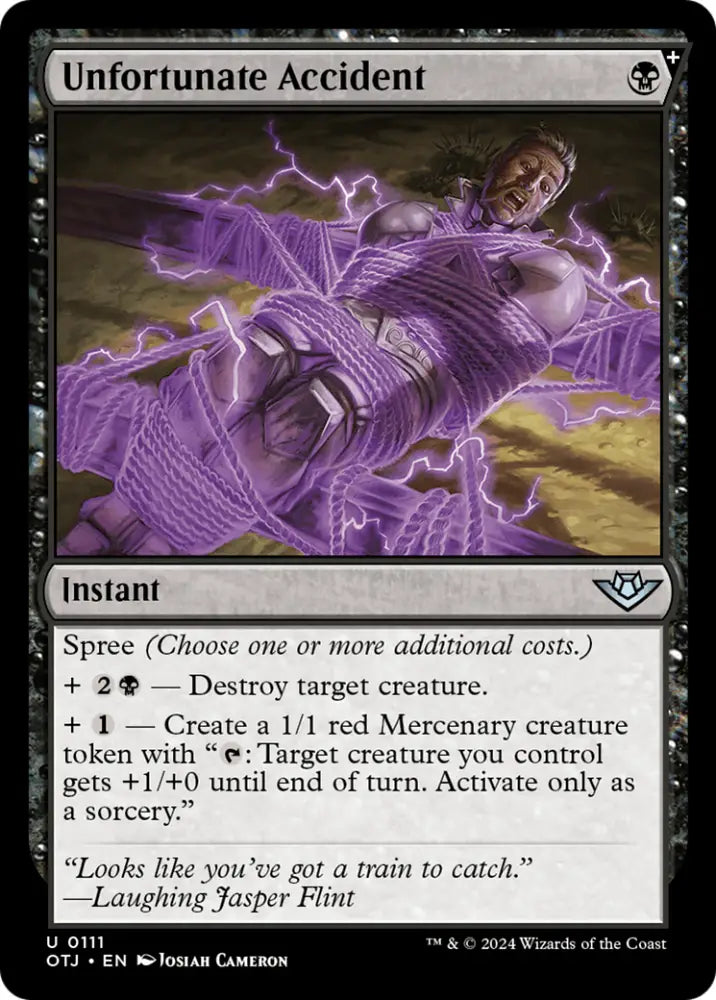 Unfortunate Accident [Outlaws of Thunder Junction] - MTG Single