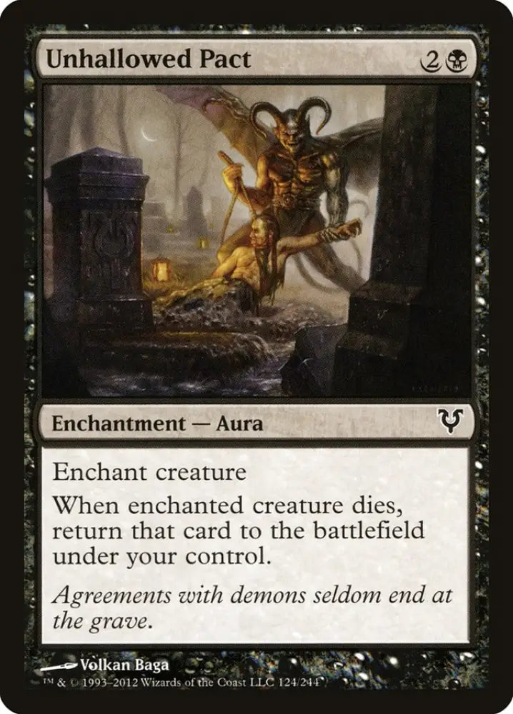 Unhallowed Pact [Avacyn Restored] - MTG Single