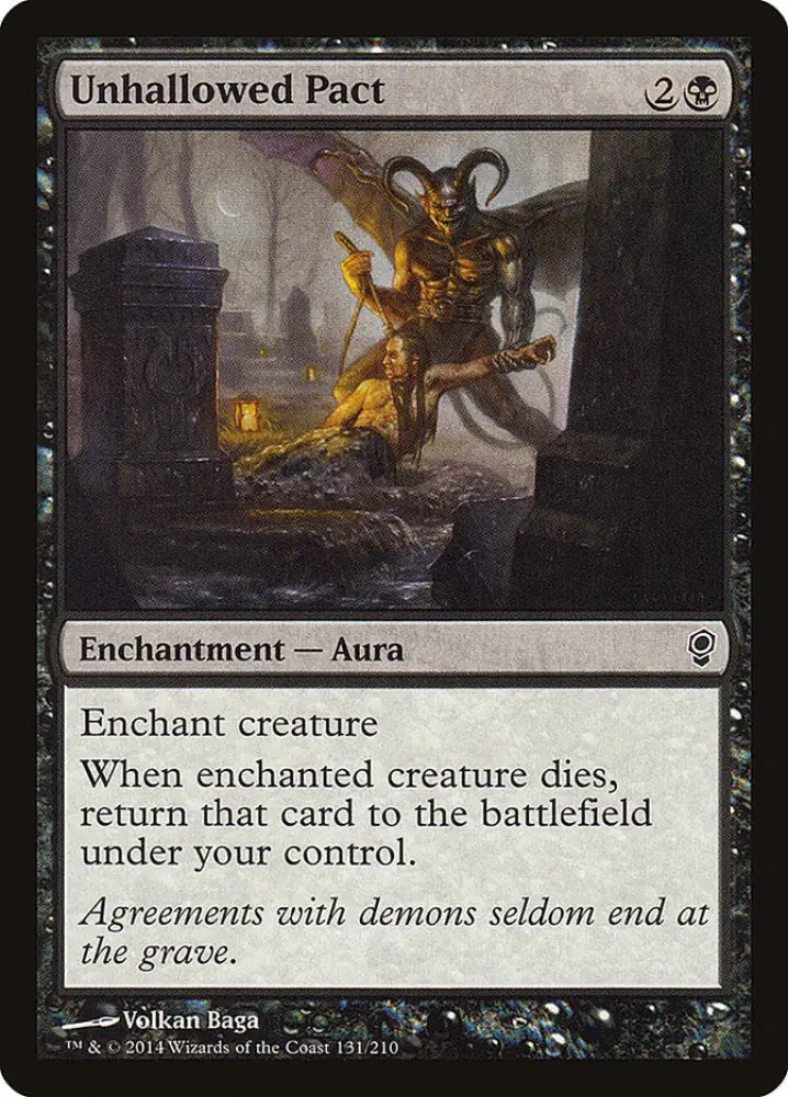 Unhallowed Pact [Conspiracy] - MTG Single