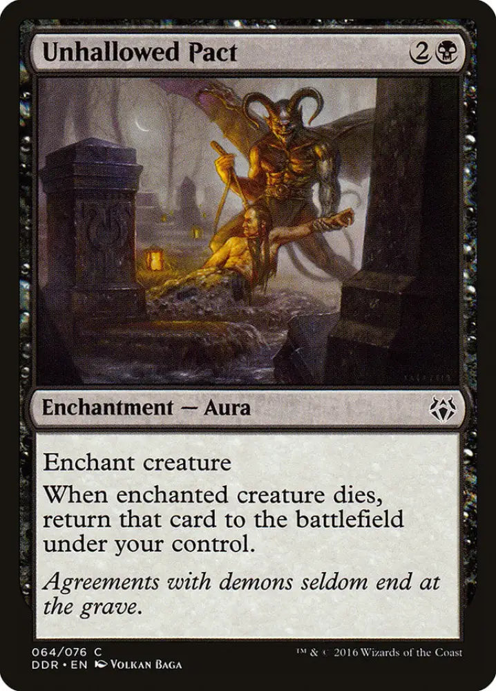 Unhallowed Pact [Duel Decks: Nissa vs. Ob Nixilis] - MTG Single