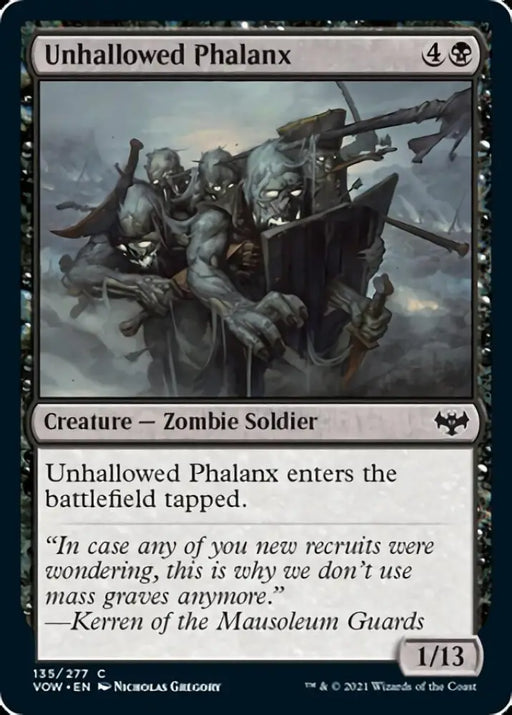 Unhallowed Phalanx [Innistrad: Crimson Vow] - MTG Single