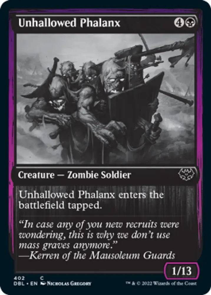 Unhallowed Phalanx [Innistrad: Double Feature] - MTG Single