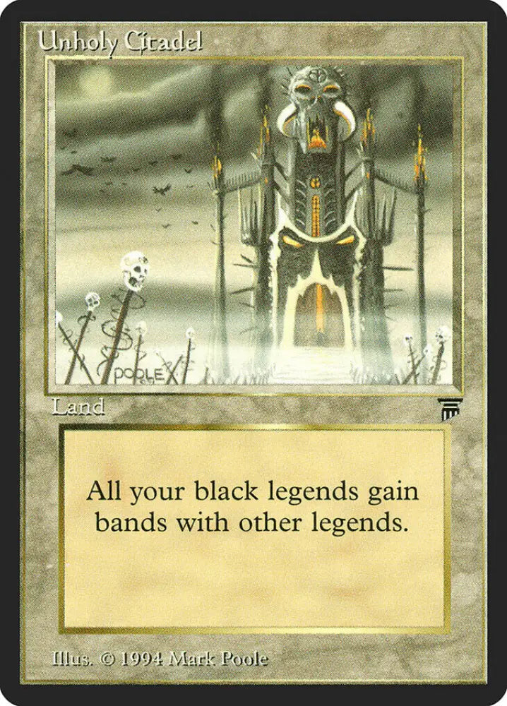 Unholy Citadel [Legends] - MTG Single