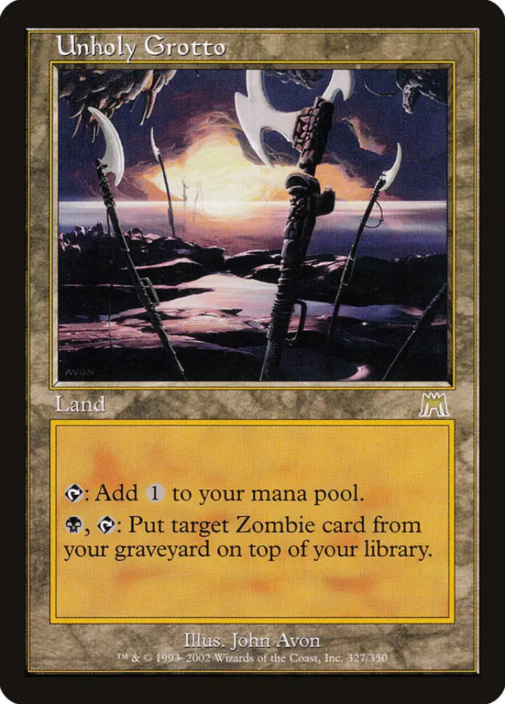 Unholy Grotto [Onslaught] - MTG Single