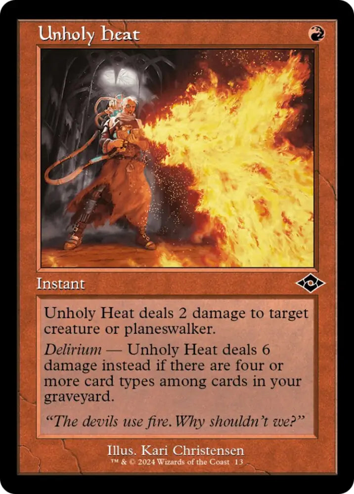 Unholy Heat (Retro) [Modern Horizons 2] - MTG Single