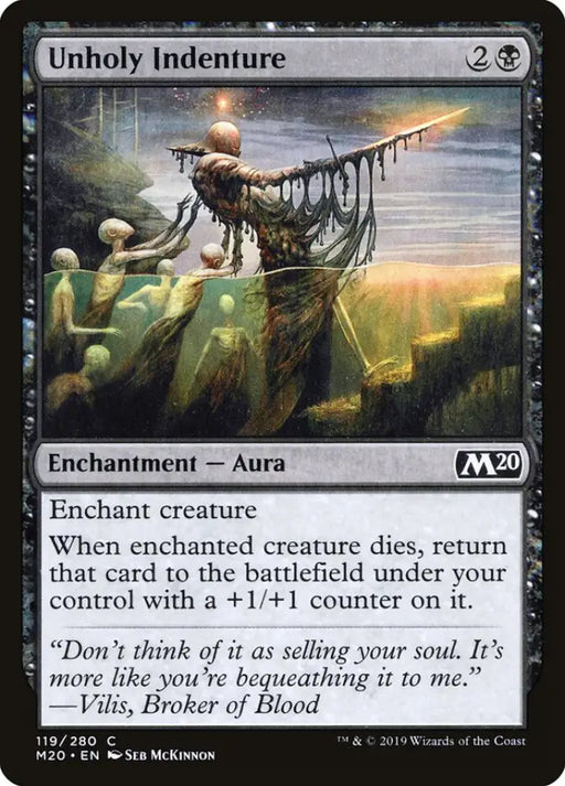Unholy Indenture [Core Set 2020] - MTG Single